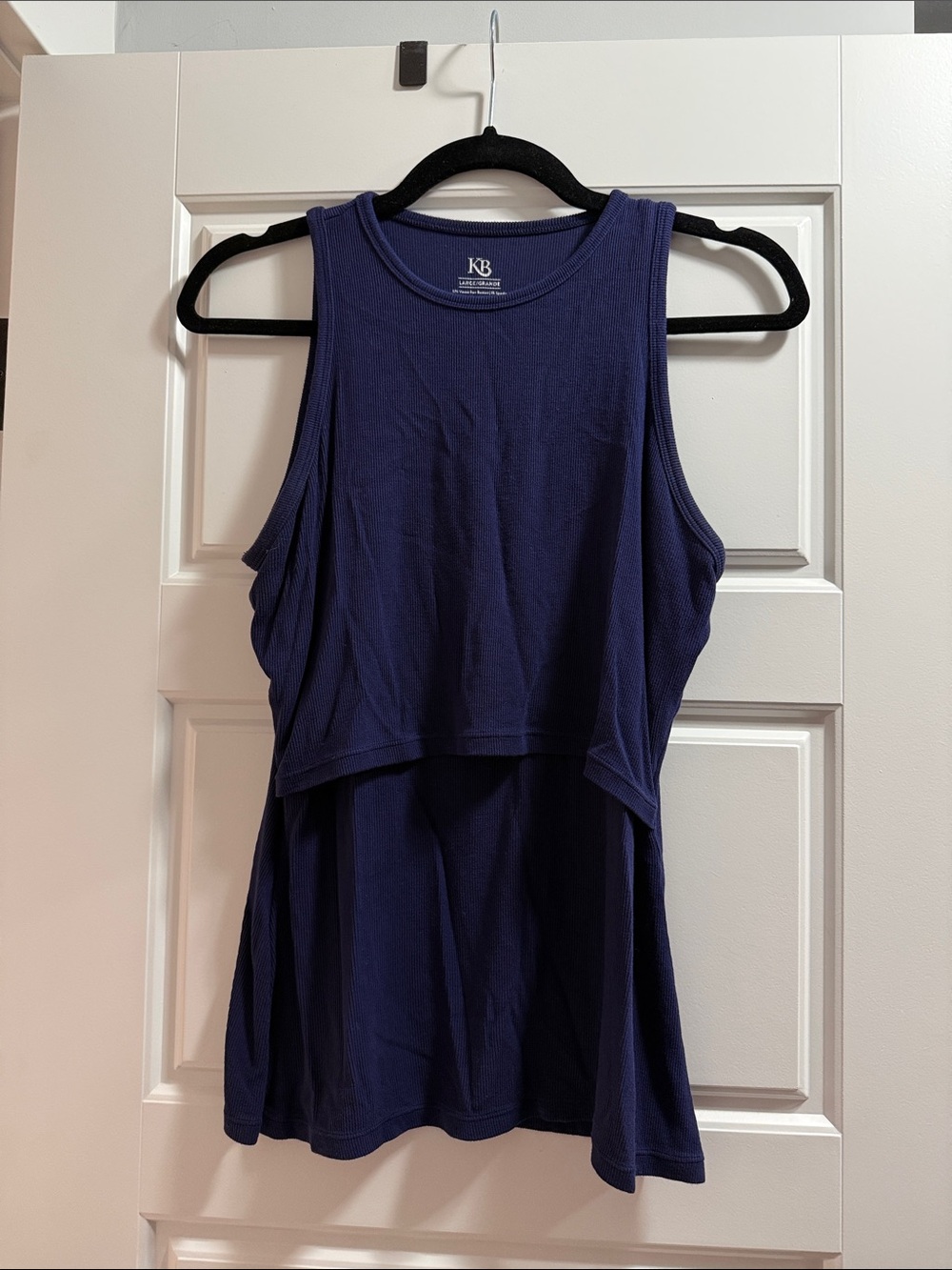 Ribbed Bamboo Racerback Nursing Tank